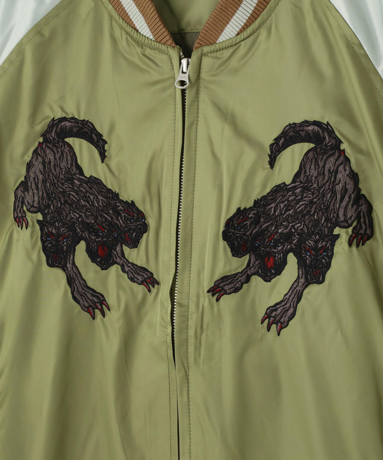 NOT4NERD/ノットフォーナード/CERBERUS SATIN SOUVENIR JACKET