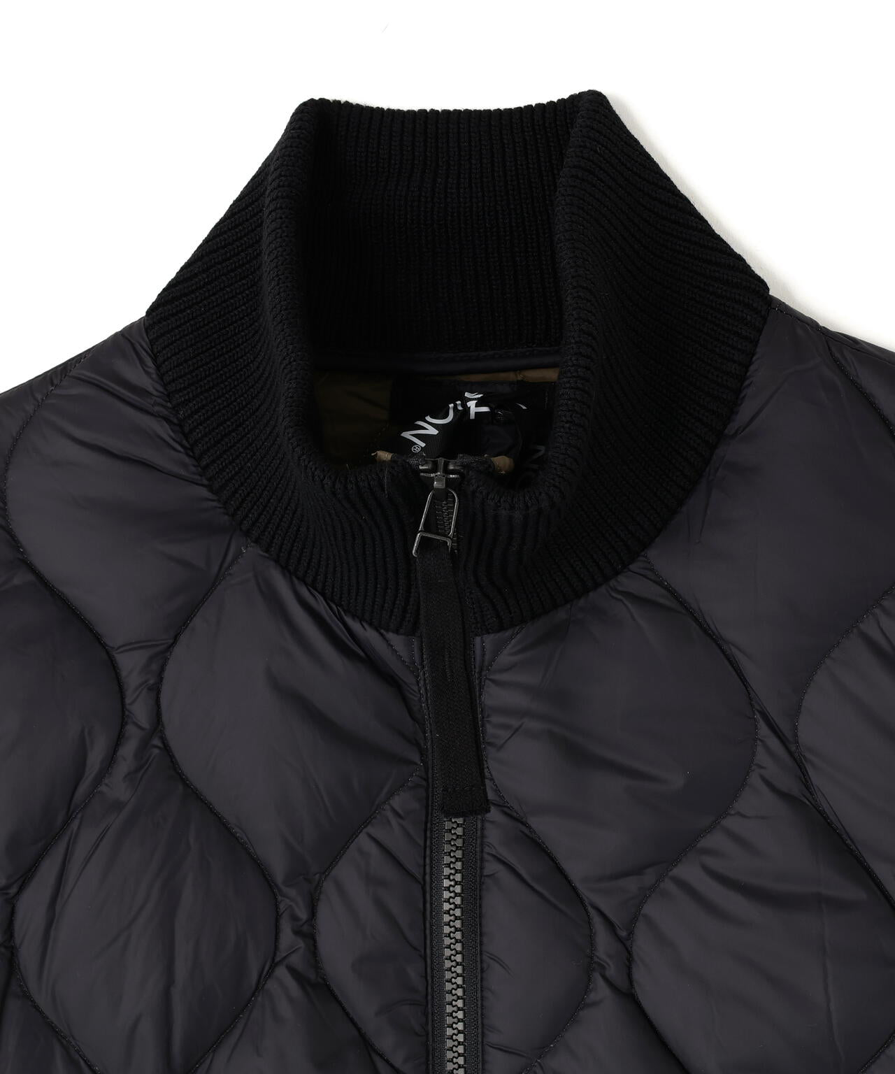TAION/タイオン/MILITARY HI NECK KNIT＋DOWN JACKET SOFT SHELL【WOMEN】