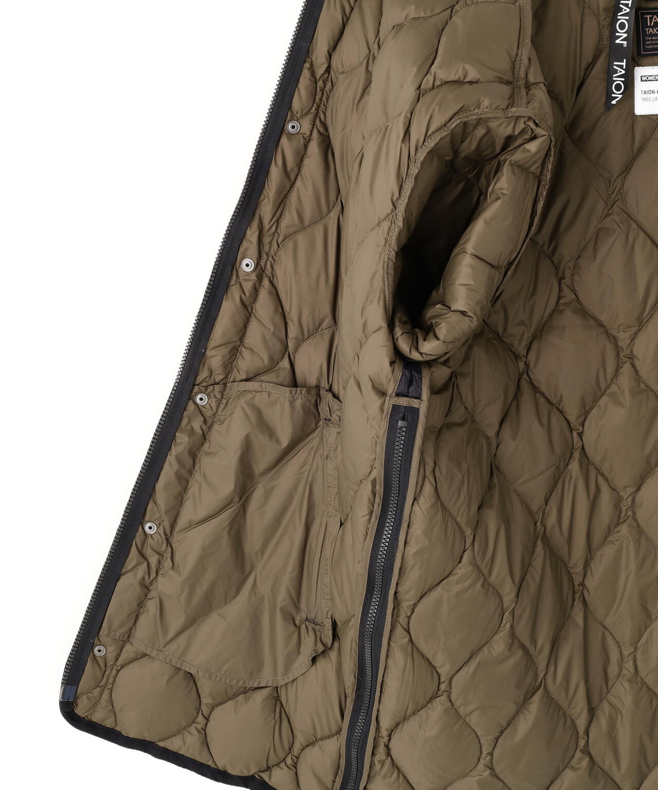 TAION/タイオン/MILITARY M65 LINNER W-ZIP DOWN JACKET【WOMEN】