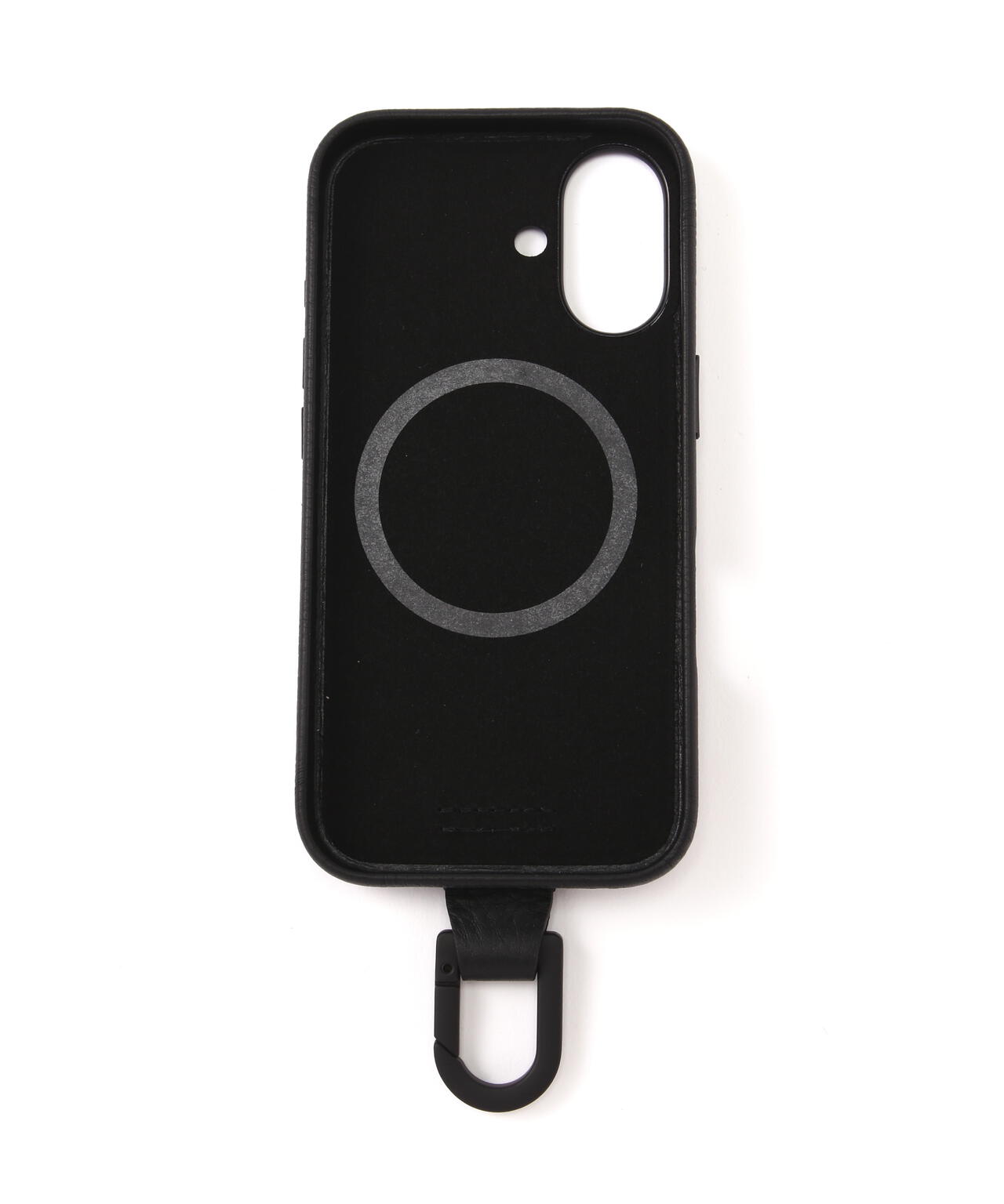 objcts.io/オブジェクツアイオー/iPhone CARABINER LEATHER CASE - iPhone16