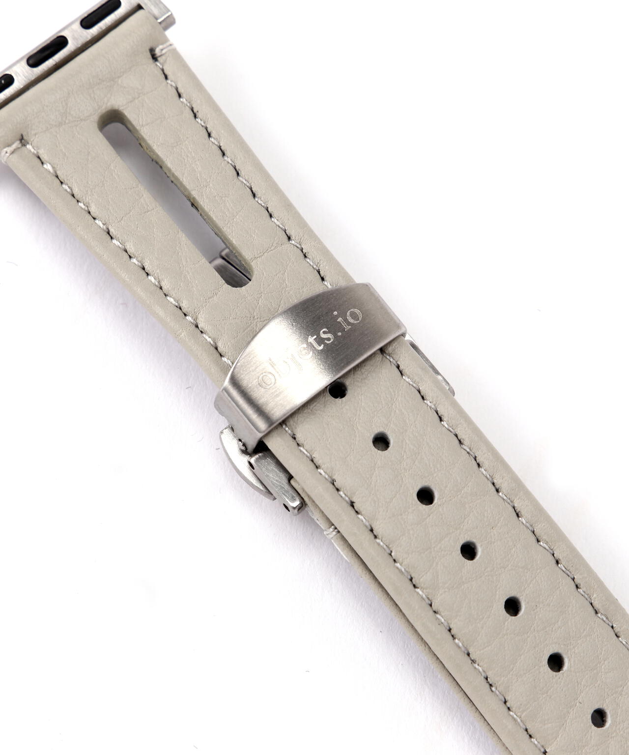 objcts.io/オブジェクツアイオー/LEATHER HYBRID BAND  D BUCKLE - Apple Watch