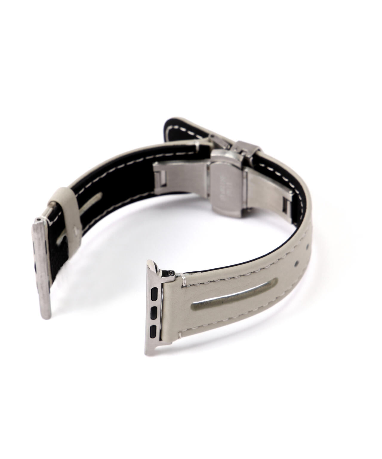 objcts.io/オブジェクツアイオー/LEATHER HYBRID BAND  D BUCKLE - Apple Watch