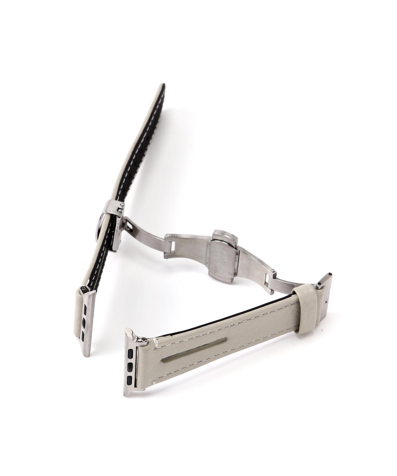 objcts.io/オブジェクツアイオー/LEATHER HYBRID BAND  D BUCKLE - Apple Watch