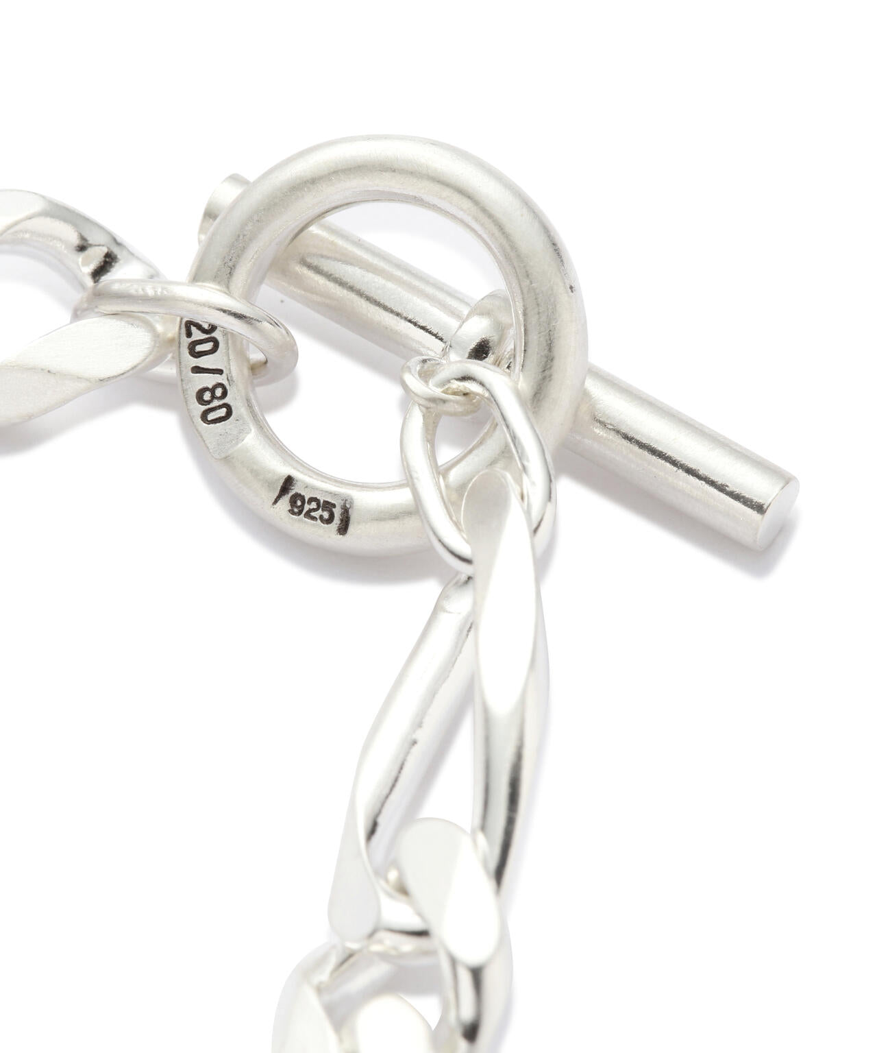 【20/80】トゥエンティーエイティー/STERLING SILVER MIXED BRACELET