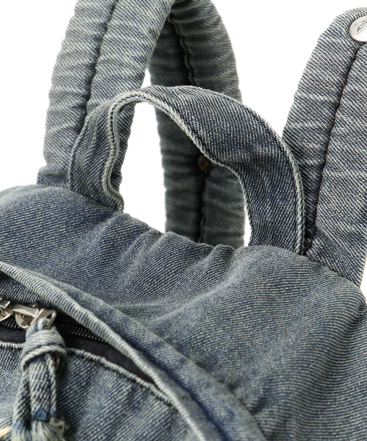 NOT4NERD/ノットフォーナード/CUT OFF STUD DENIM BACKPACK