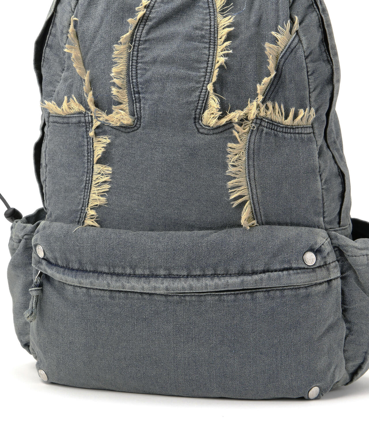 NOT4NERD/ノットフォーナード/CUT OFF STUD DENIM BACKPACK