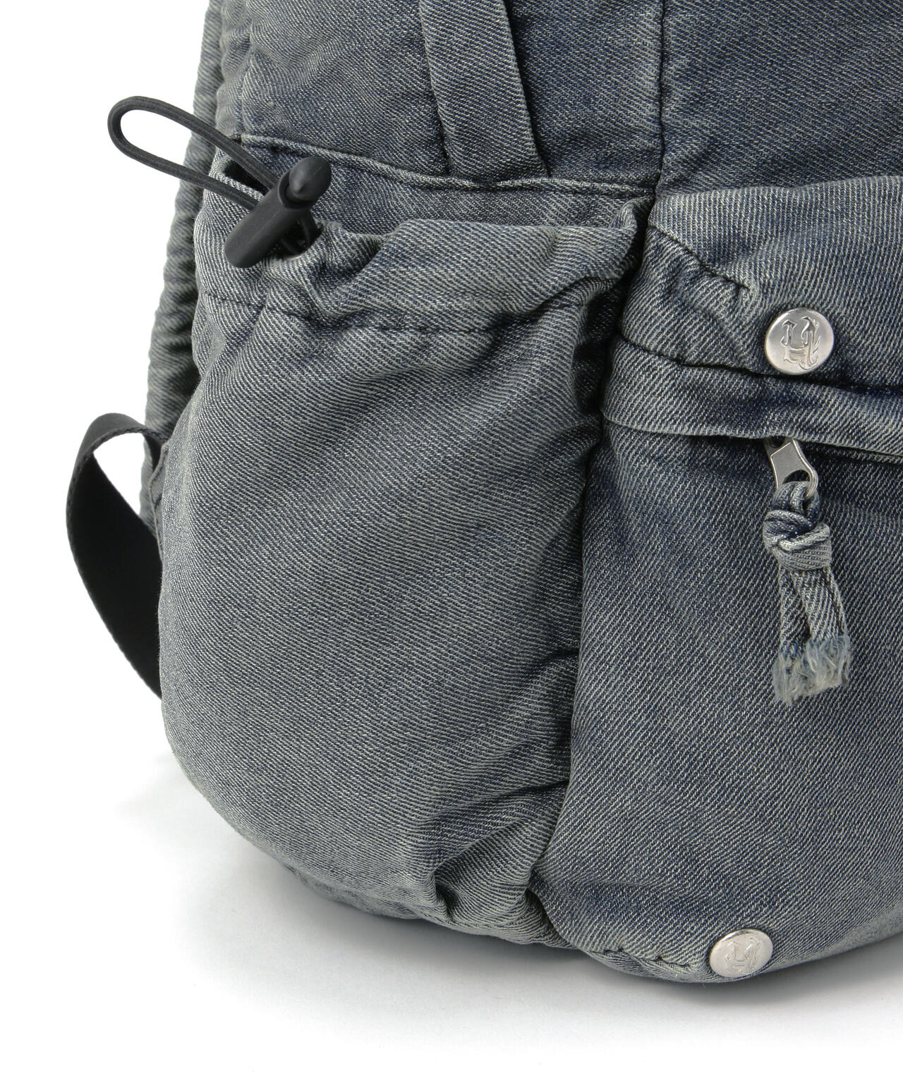 NOT4NERD/ノットフォーナード/CUT OFF STUD DENIM BACKPACK