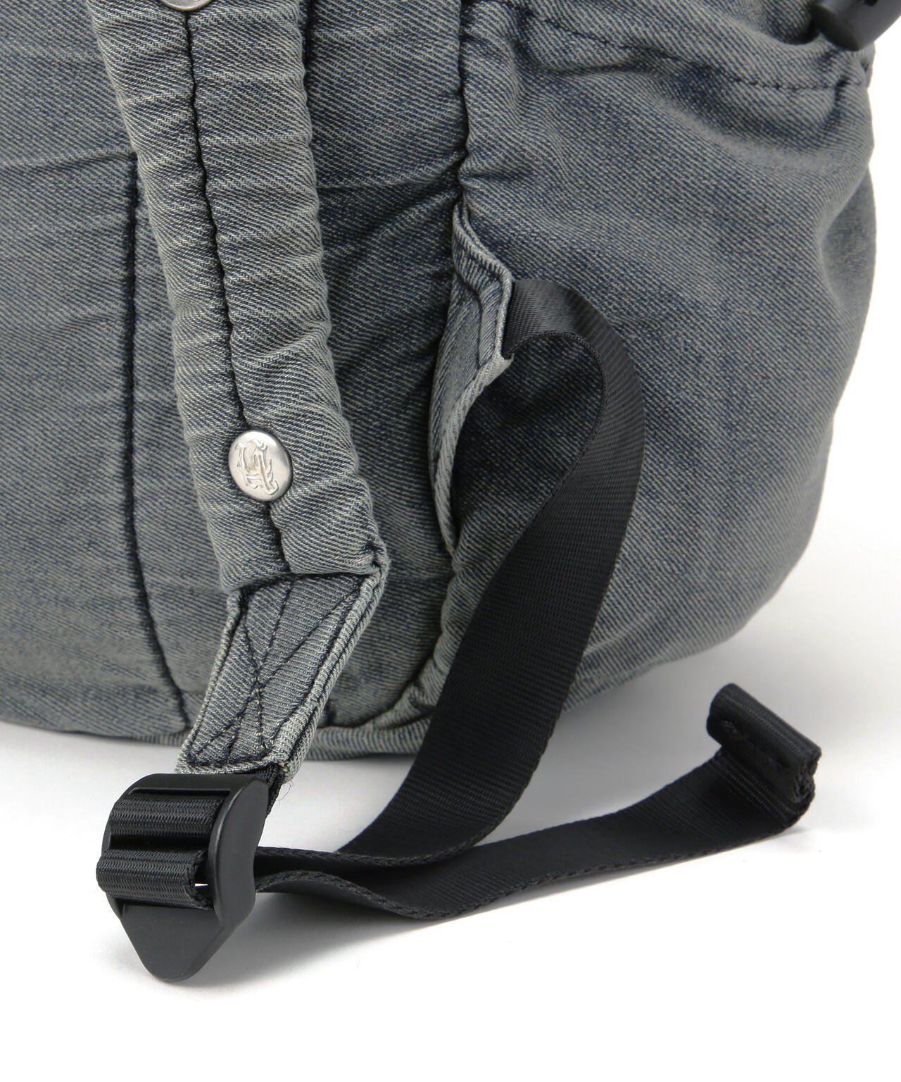 NOT4NERD/ノットフォーナード/CUT OFF STUD DENIM BACKPACK