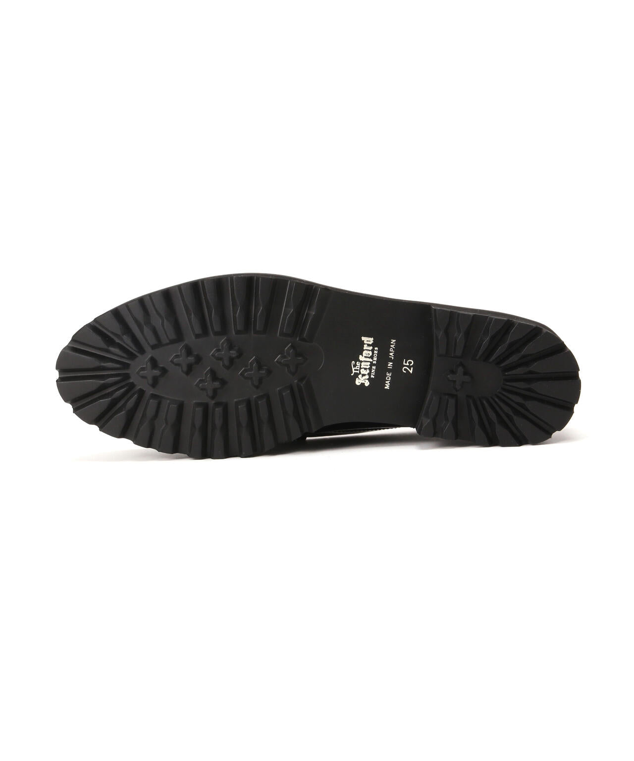 The Kenford Fineshoes/TANK SOLE LOAFERS/BLACK QUILT TASSEL