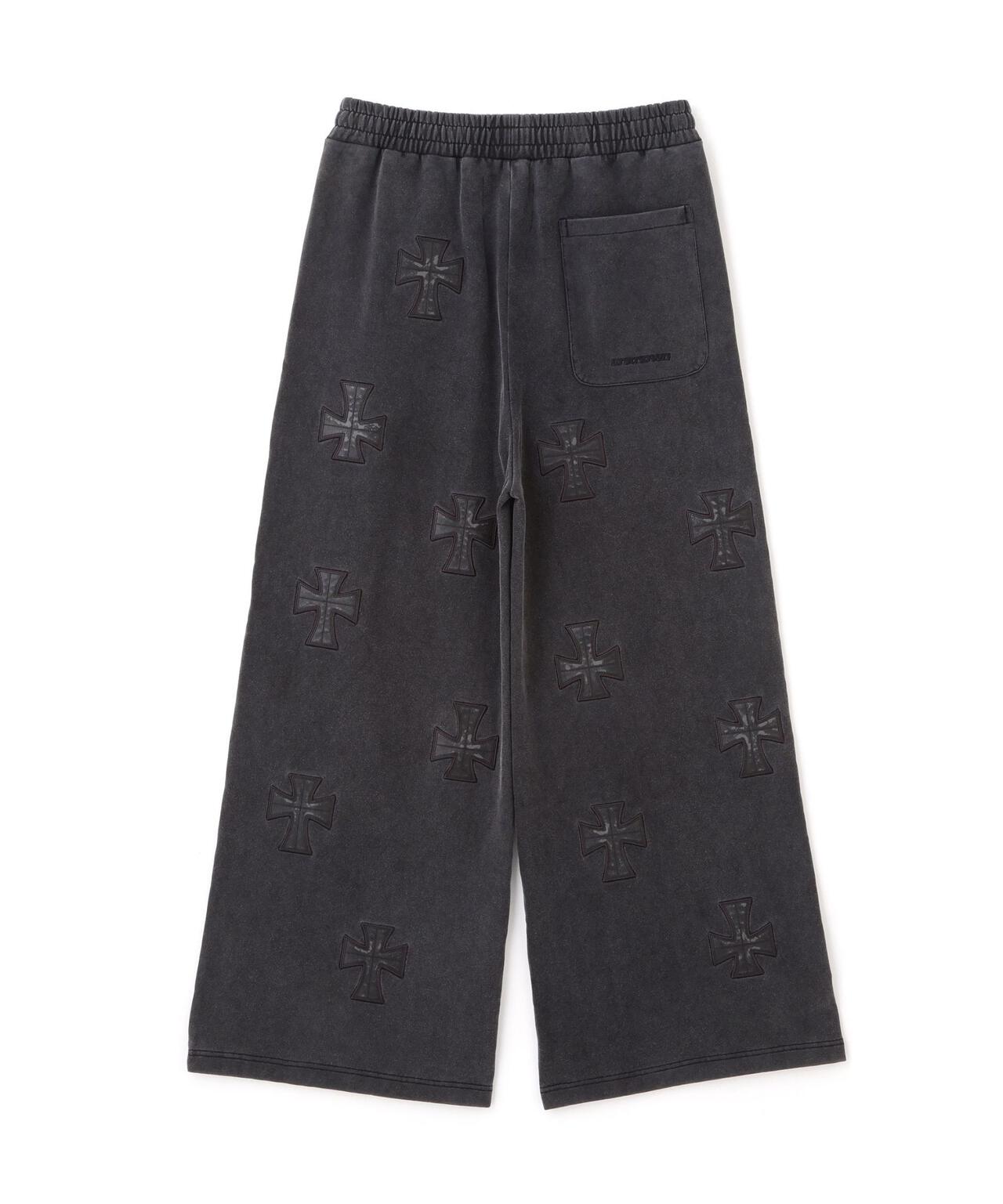 UNKNOWNLONDON/アンノウンロンドン/【LHP EXCLUSIVE】LEATHER CROSS BUGGY PANTS
