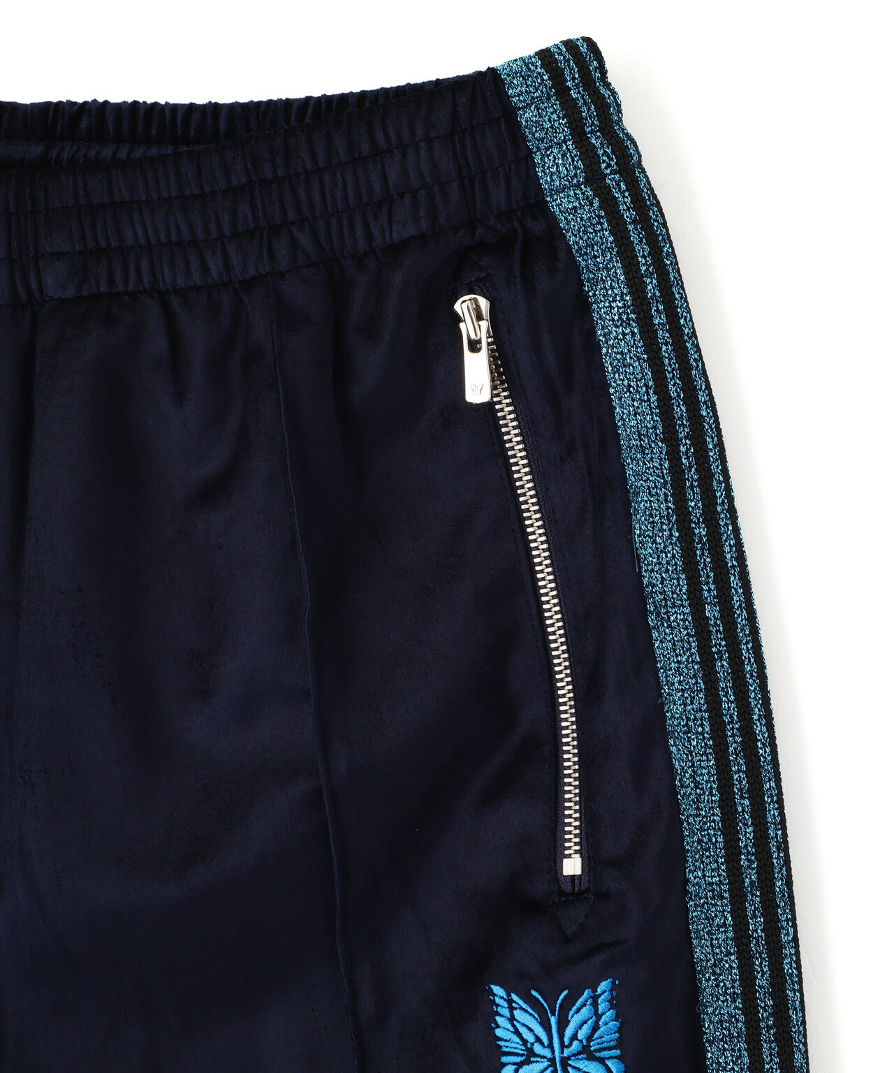 NEEDLES/ニードルズ/【LHP EXCLUSIVE】TRACK PANT - C/PE VELOUR（NAVY）