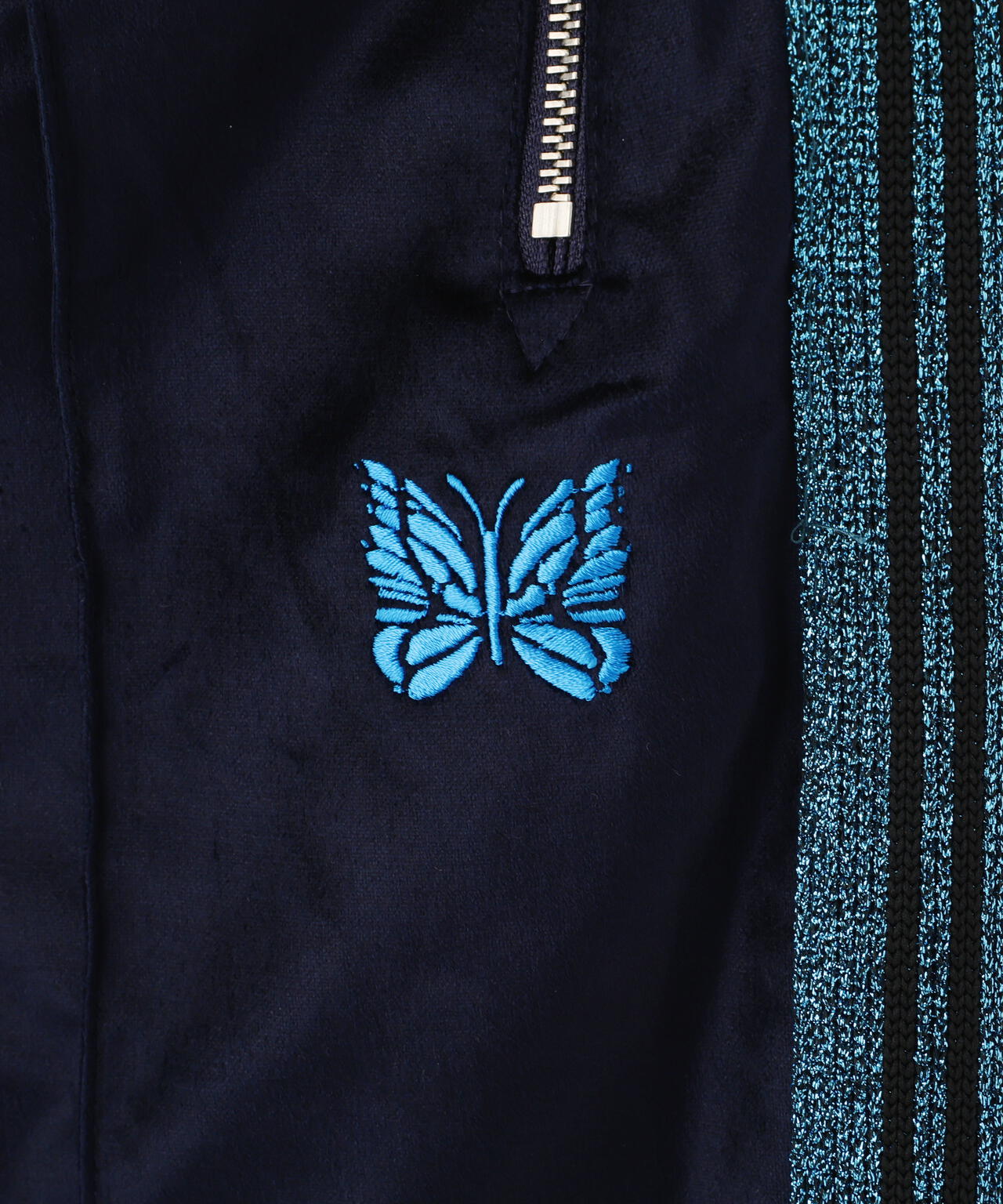 NEEDLES/ニードルズ/【LHP EXCLUSIVE】TRACK PANT - C/PE VELOUR（NAVY）