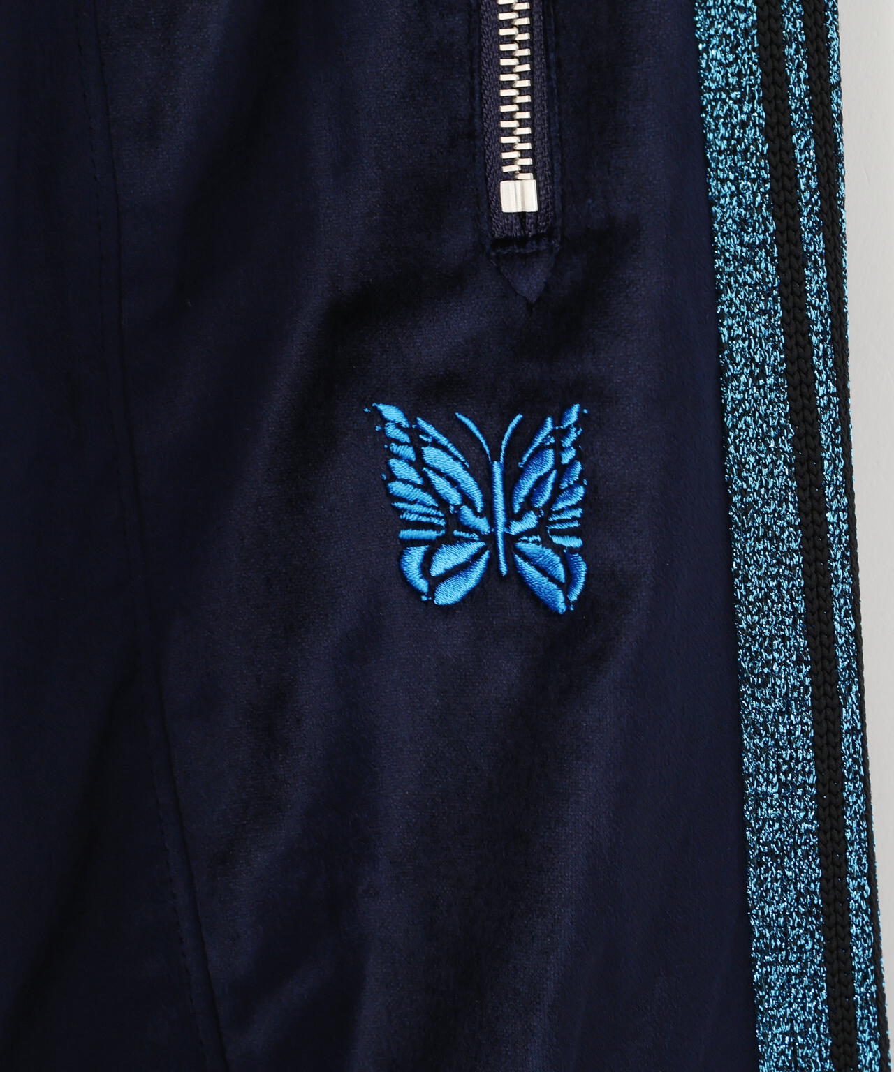 NEEDLES/ニードルズ/【LHP EXCLUSIVE】H.D.TRACK PANT - C/PE VELOUR（NAVY）