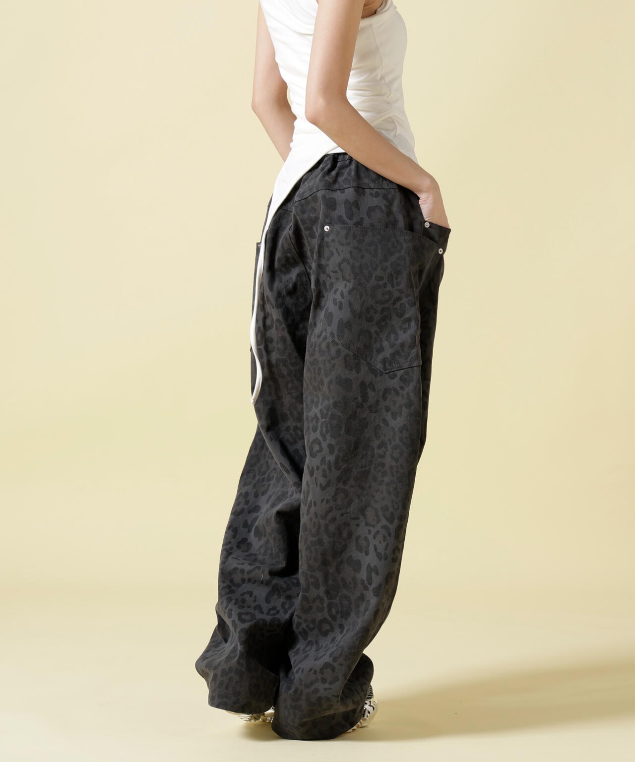 SIS/エスアイエス/Leopard Wide Pants