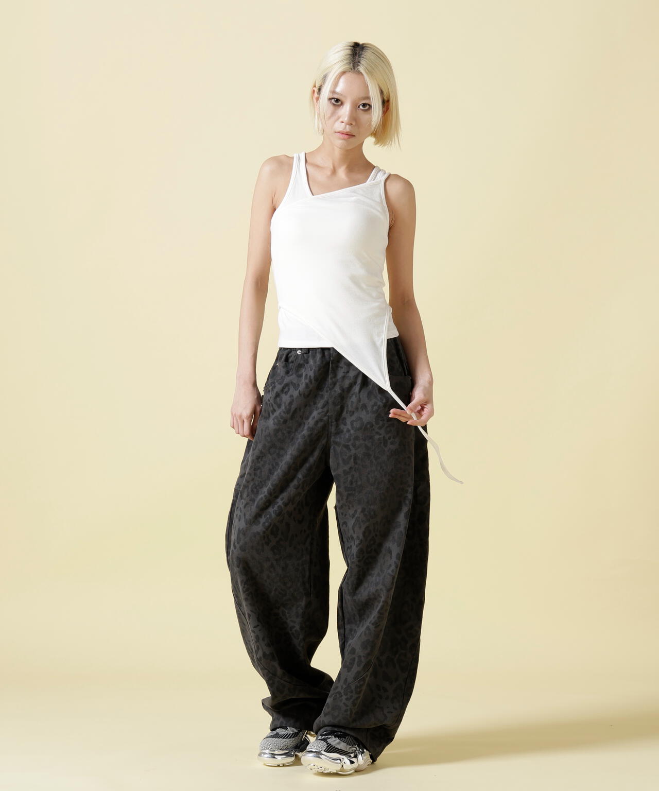 SIS/エスアイエス/Leopard Wide Pants