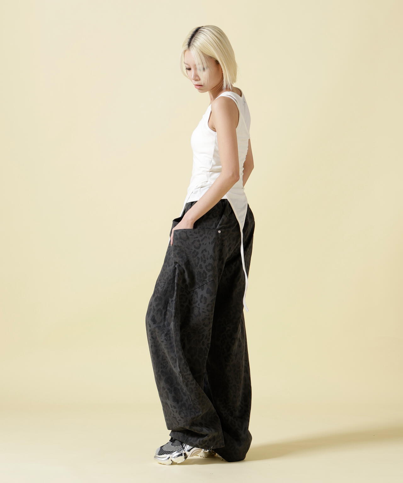 SIS/エスアイエス/Leopard Wide Pants