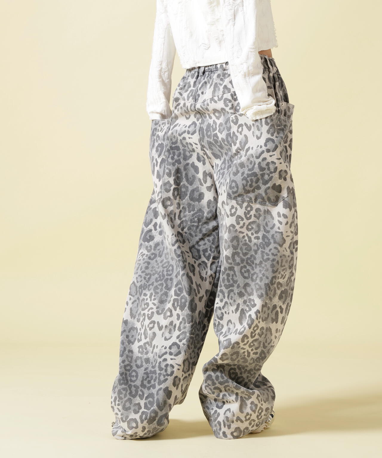 SIS/エスアイエス/Leopard Wide Pants