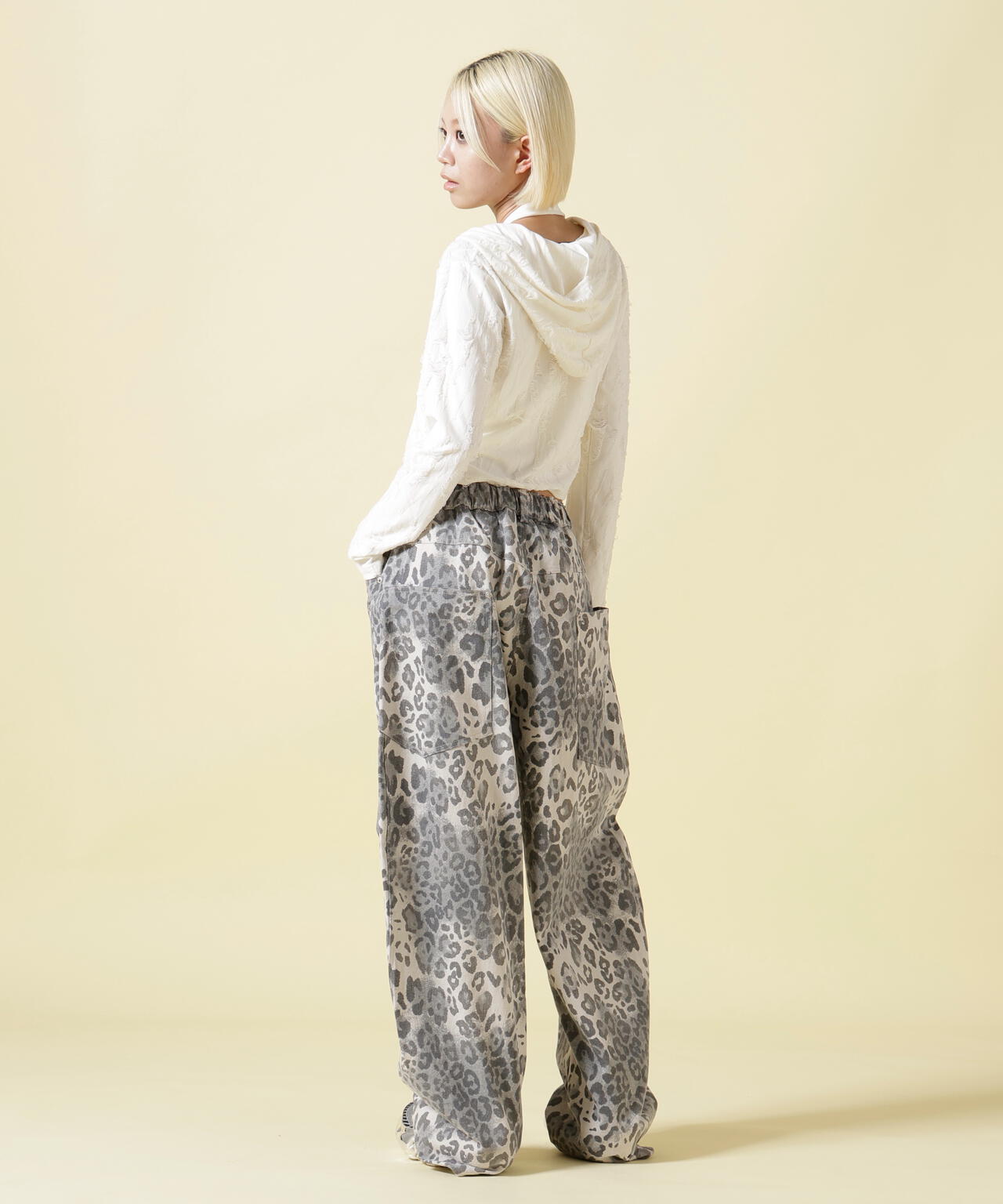 SIS/エスアイエス/Leopard Wide Pants