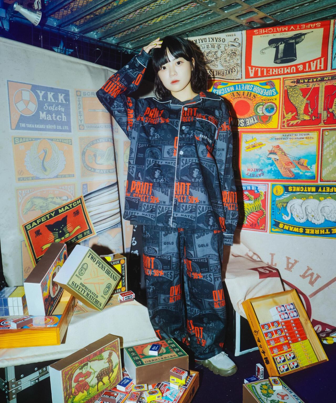 overprint/オーバープリント/×日本燐寸工業会 LOUNGE PANTS