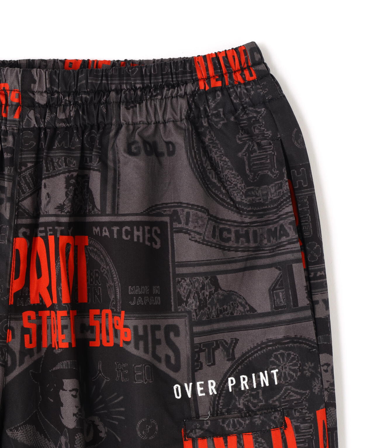 overprint/オーバープリント/×日本燐寸工業会 LOUNGE PANTS