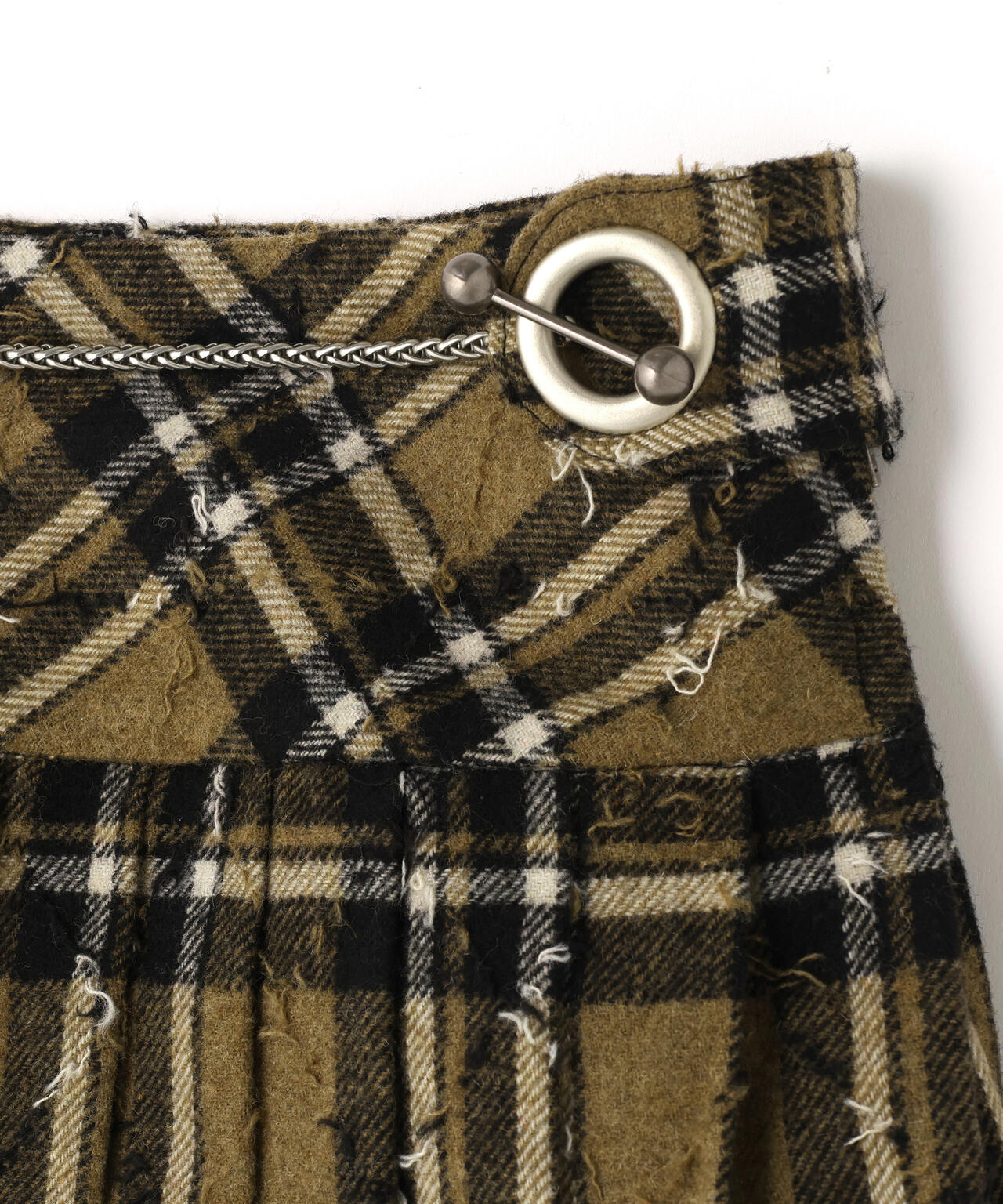 Nφdress/ノードレス/Plaid Pleated Skirt Pants