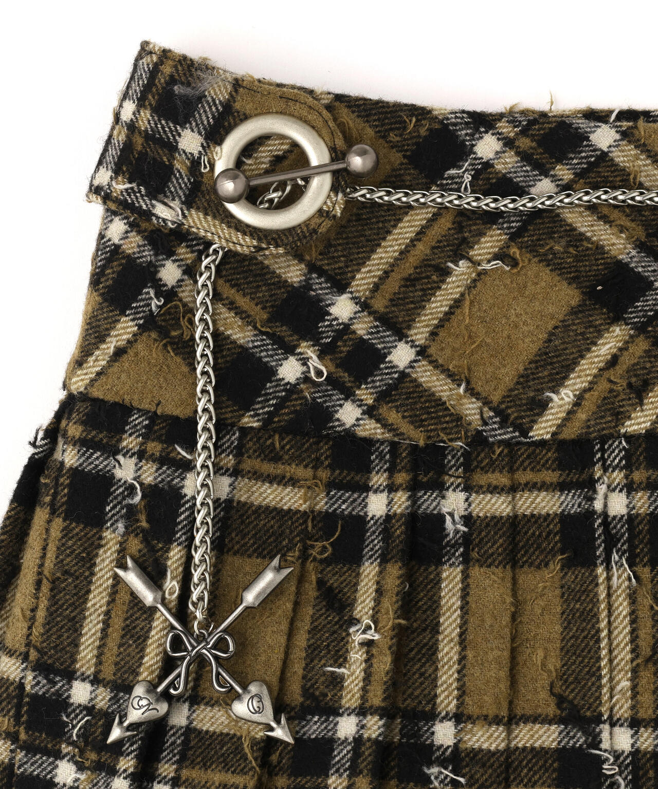 Nφdress/ノードレス/Plaid Pleated Skirt Pants