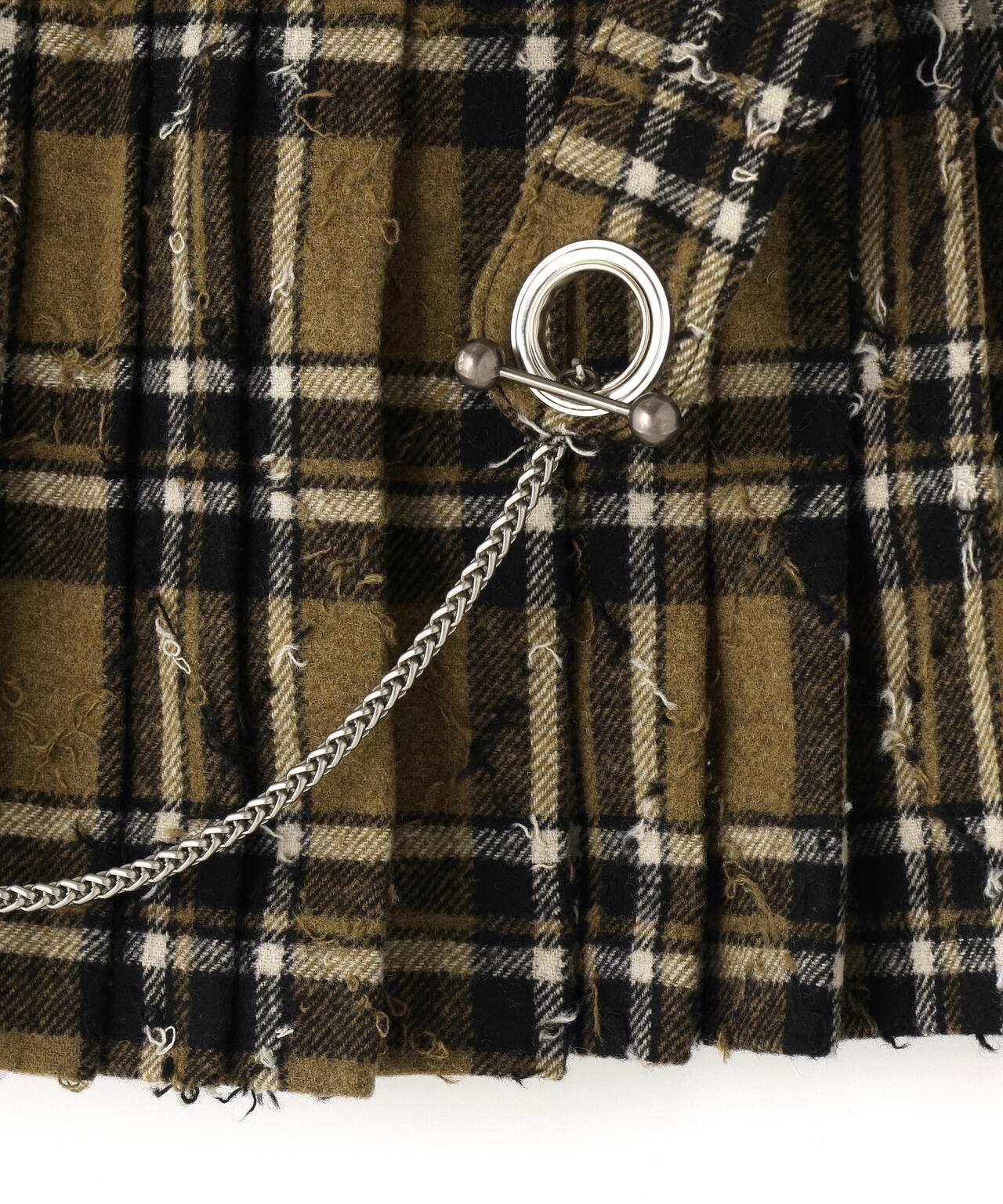 Nφdress/ノードレス/Plaid Pleated Skirt Pants