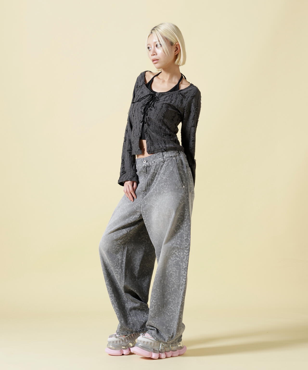 SIS/エスアイエス/Leopard Denim