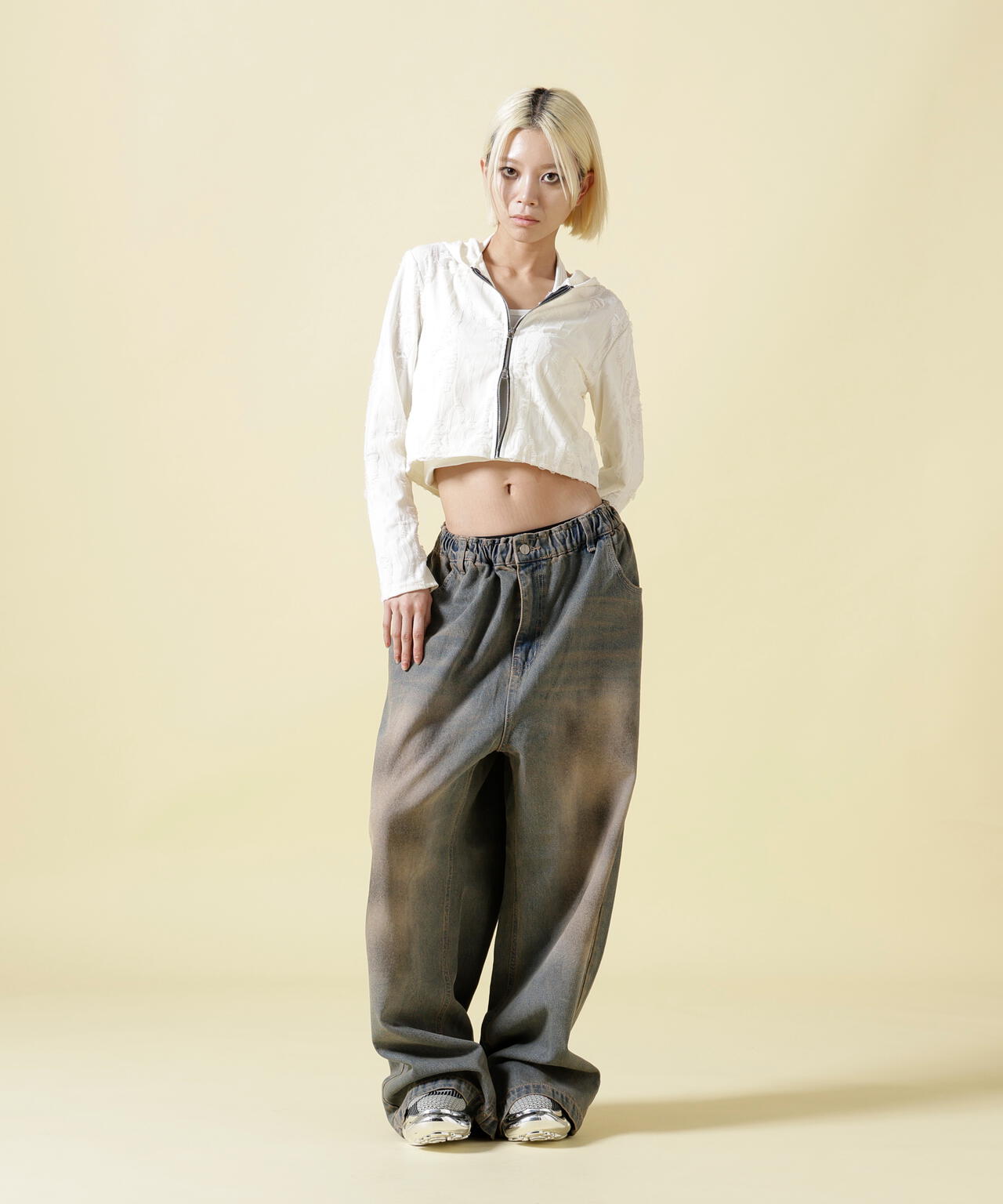 SIS/エスアイエス/Dirty Denim Pants