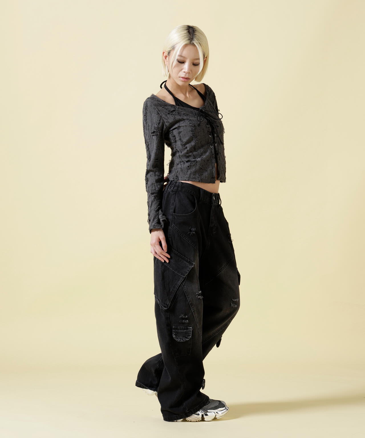 SIS/エスアイエス/Side Pocket Denim Pants