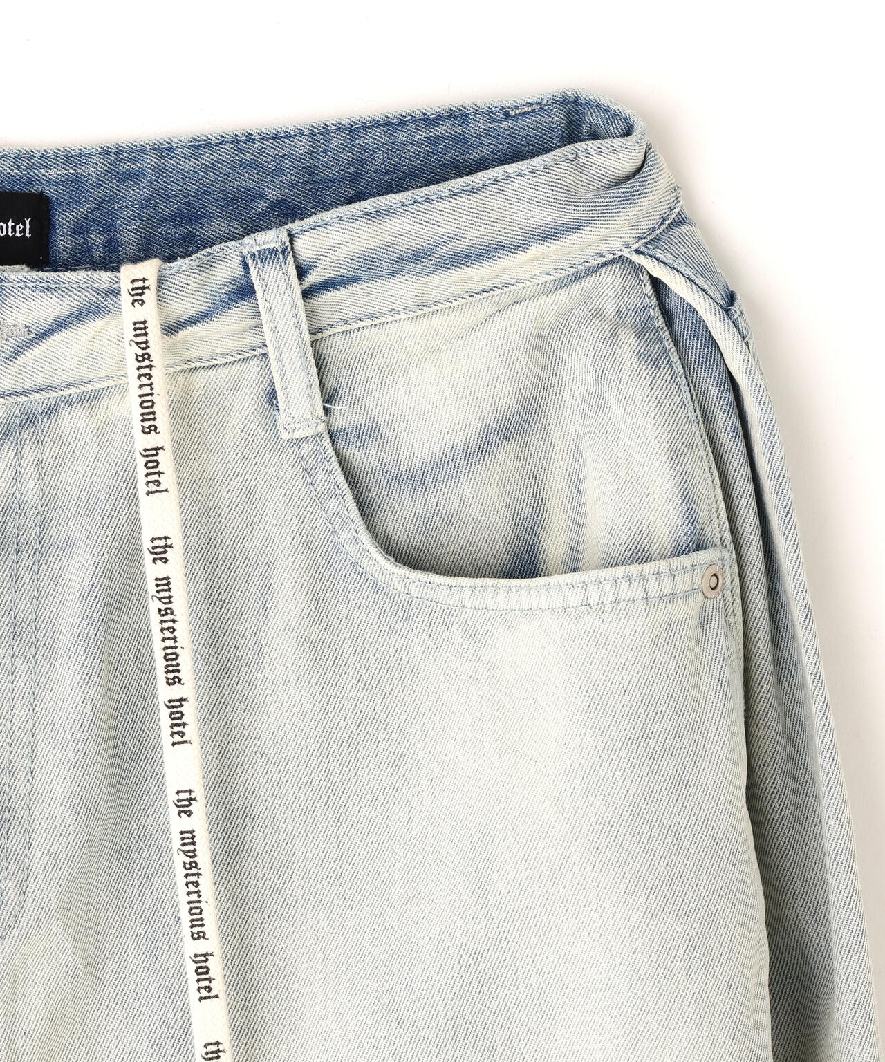 THE MYSTERIOUS HOTEL/ザ ミステリアス ホテル/TMH WASHED LOGO DENIM