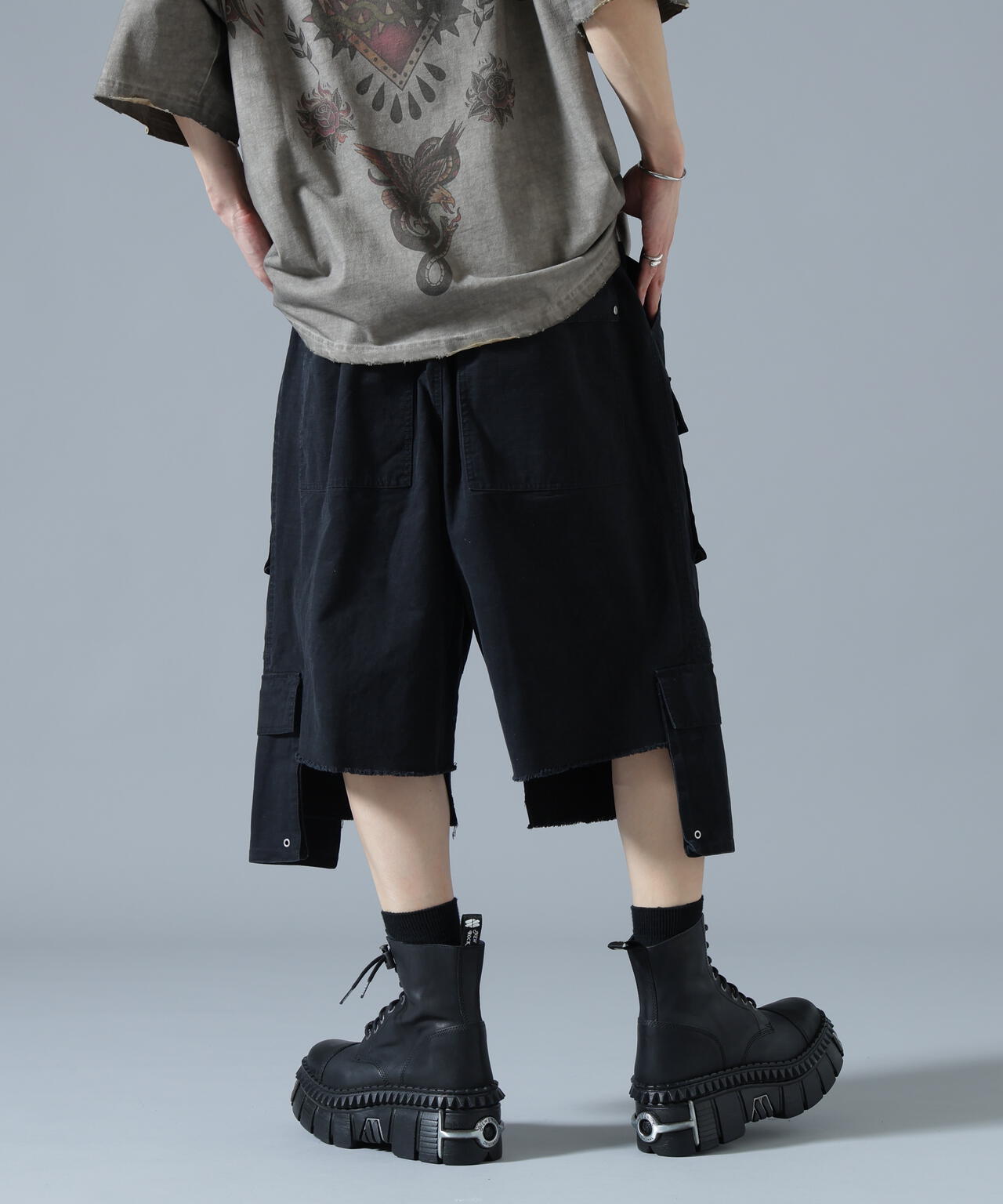 DankeSchon/ダンケシェーン/RIPSTOP W-CARGO SHORTS