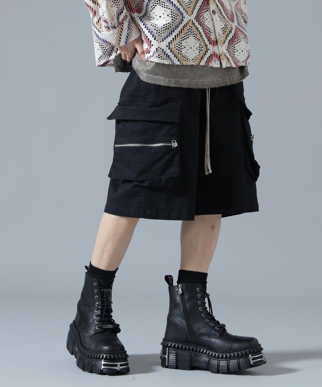 DankeSchon/ダンケシェーン/TCBLK CARGO SHORTS