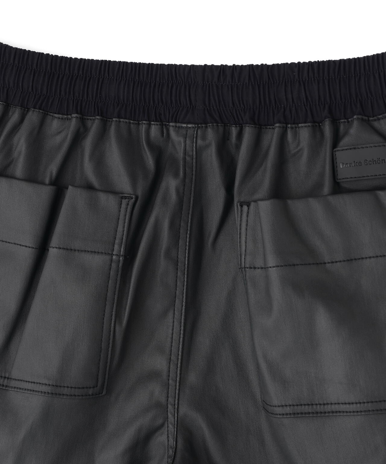 DankeSchon/ダンケシェーン/COATING CARGO SHORTS
