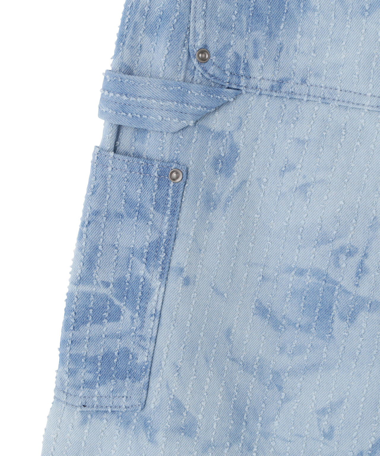 WHITELAND/ホワイトランド/TIE-DYE W-KNEE SHORTS
