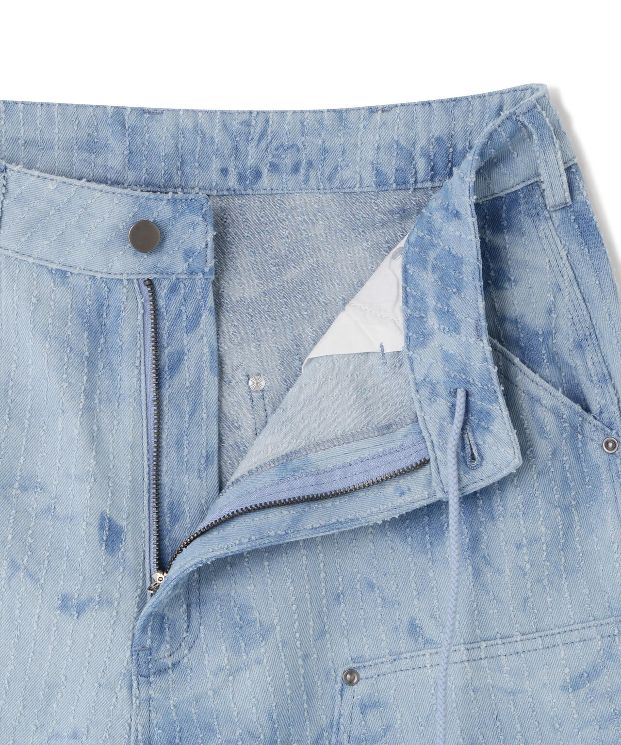 WHITELAND/ホワイトランド/TIE-DYE W-KNEE SHORTS