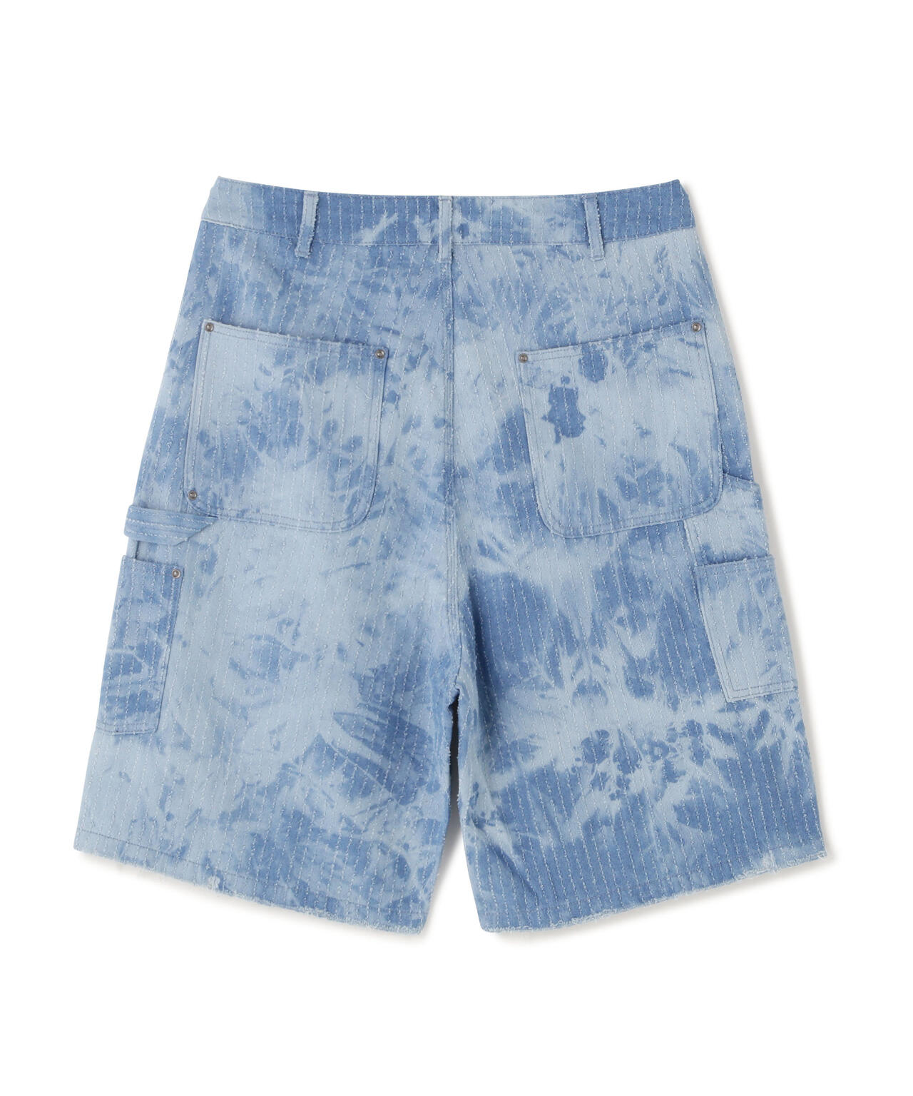 WHITELAND/ホワイトランド/TIE-DYE W-KNEE SHORTS