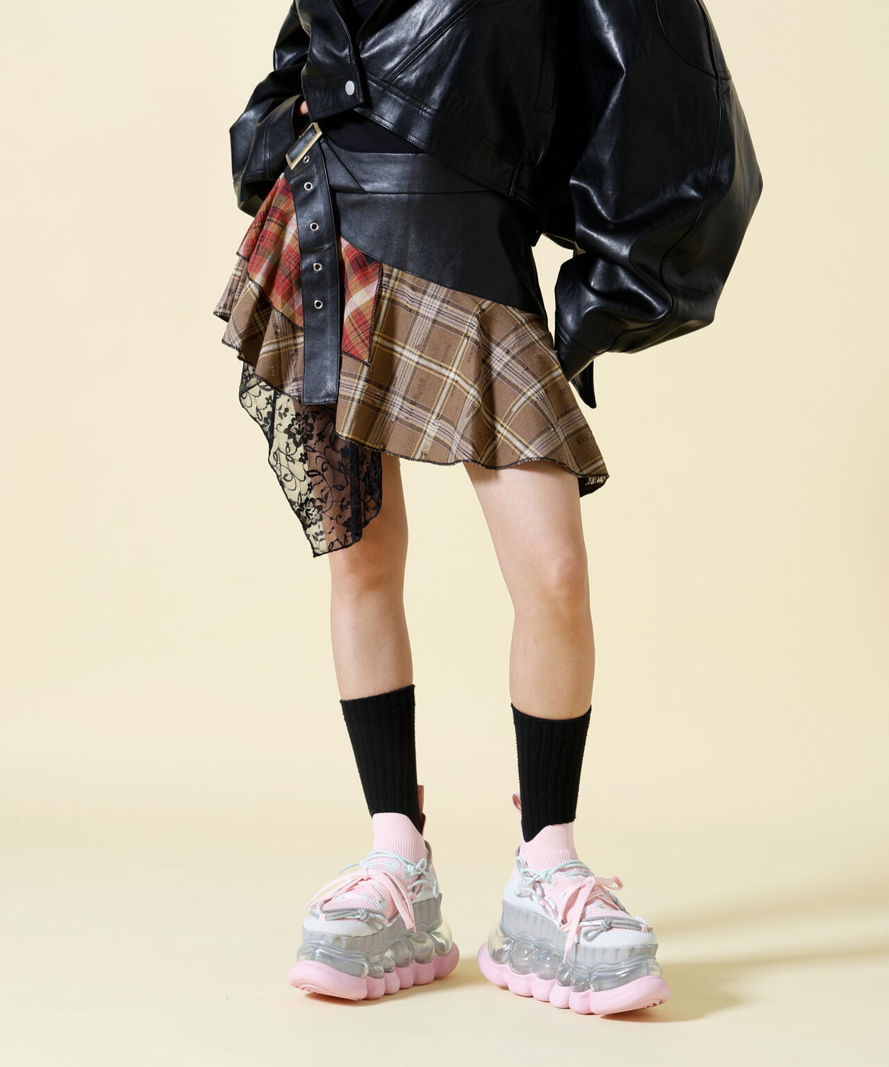 SIS/エスアイエス/Belt Skirt