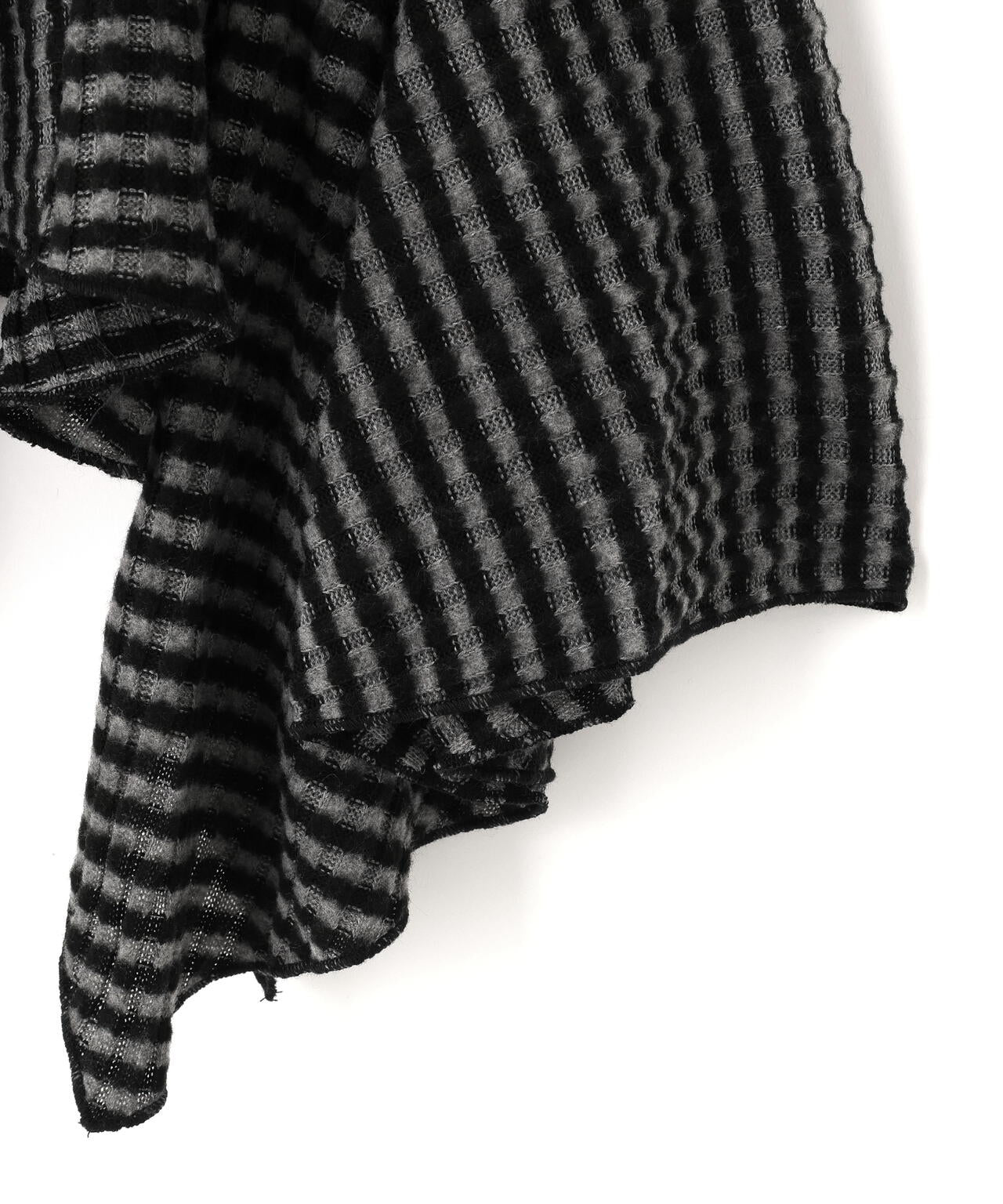 Nφdress/ノードレス/Striped Knit Hoodie Dress