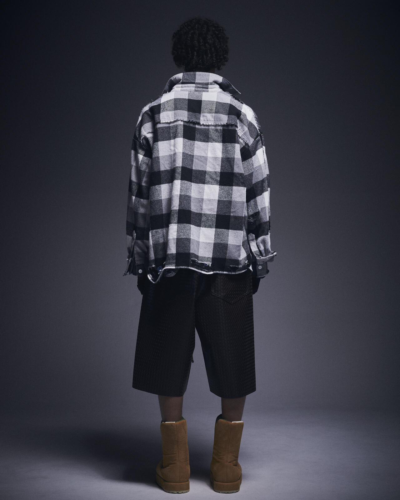DankeSchon/ダンケシェーン/FLANNEL DAMAGE SHIRTS BLOCK