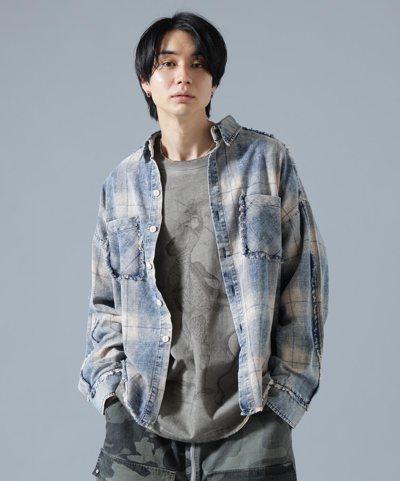 DankeSchon/ダンケシェーン/WASH CHECK SHIRTS