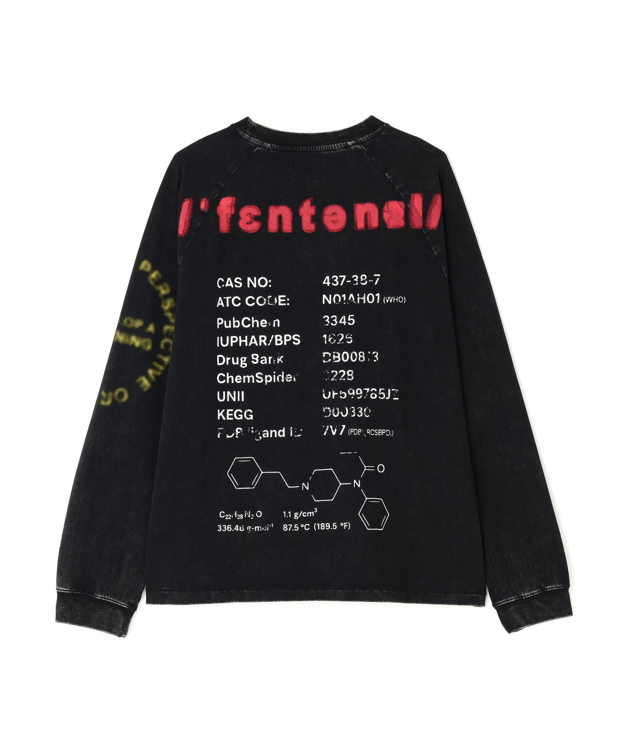 DankeSchon/ダンケシェーン/CHEMICAL RAGLAN LST FENTANYL