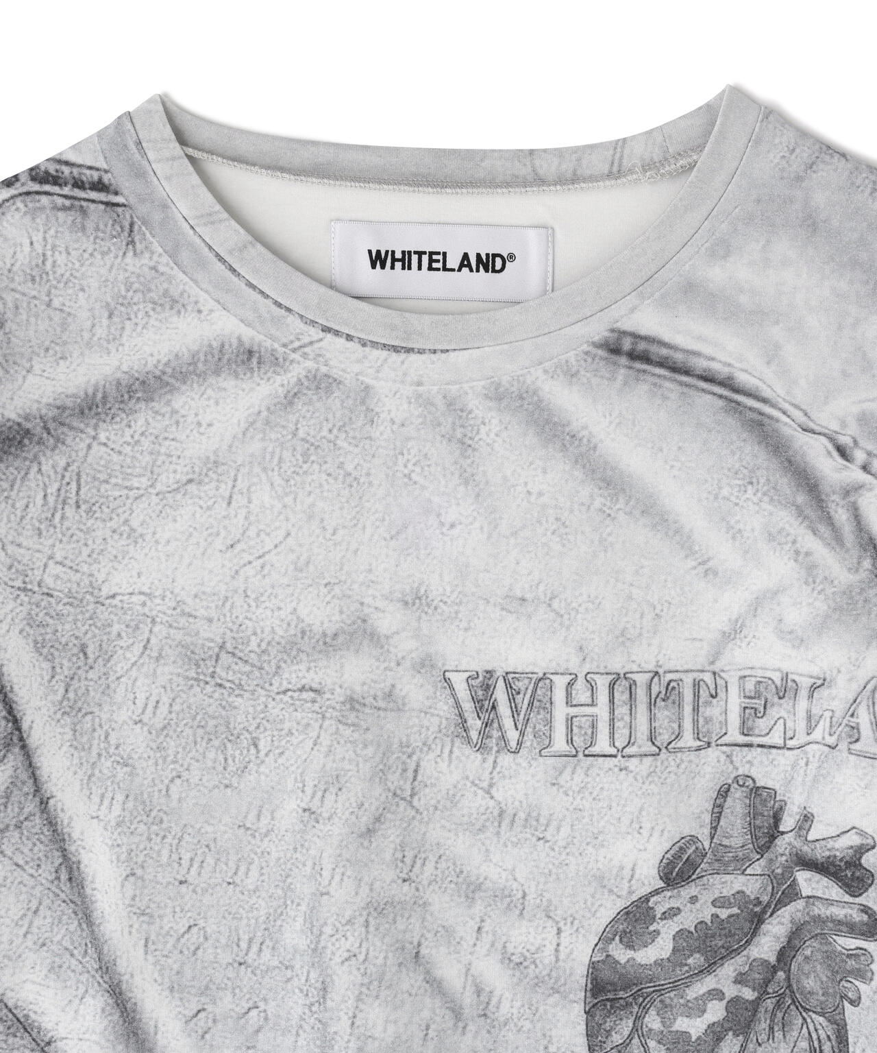WHITELAND/ホワイトランド/TRANSCRIPTION L/S TEE