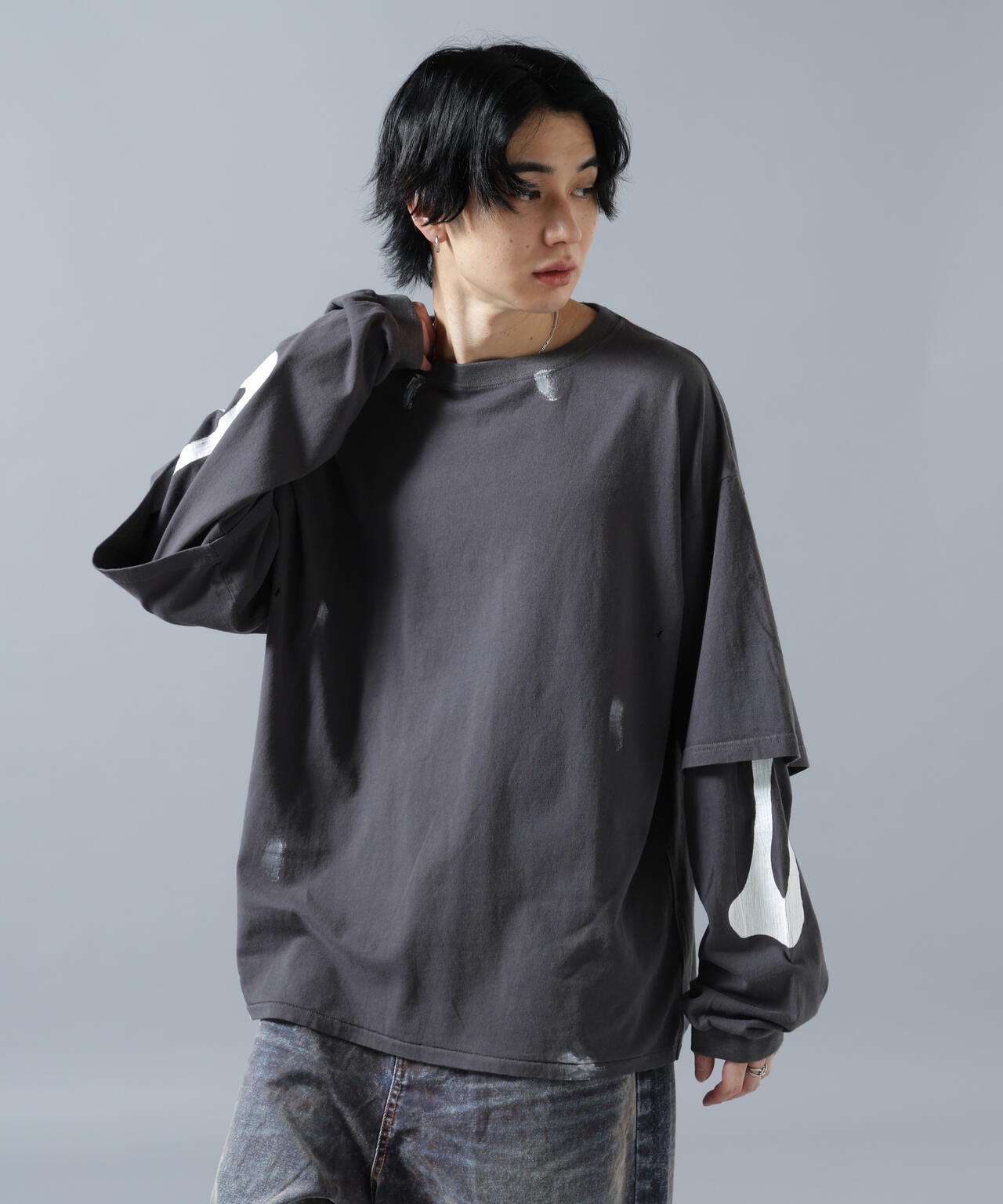 WHITELAND/ホワイトランド/LAYER L/S T-SHIRTS