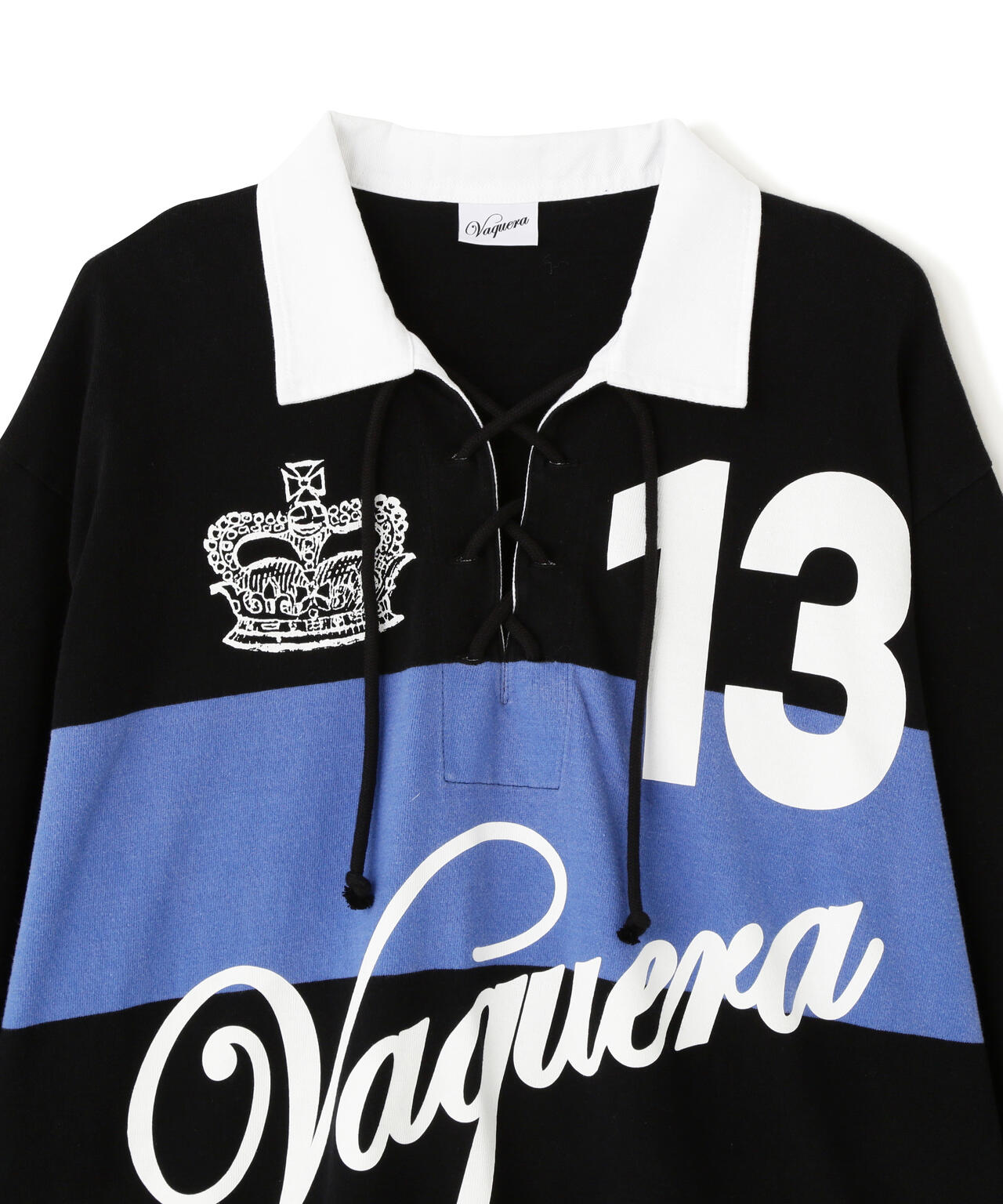 VAQUERA/ヴァケラ/WOMEN RUGBY SHIRT KNIT