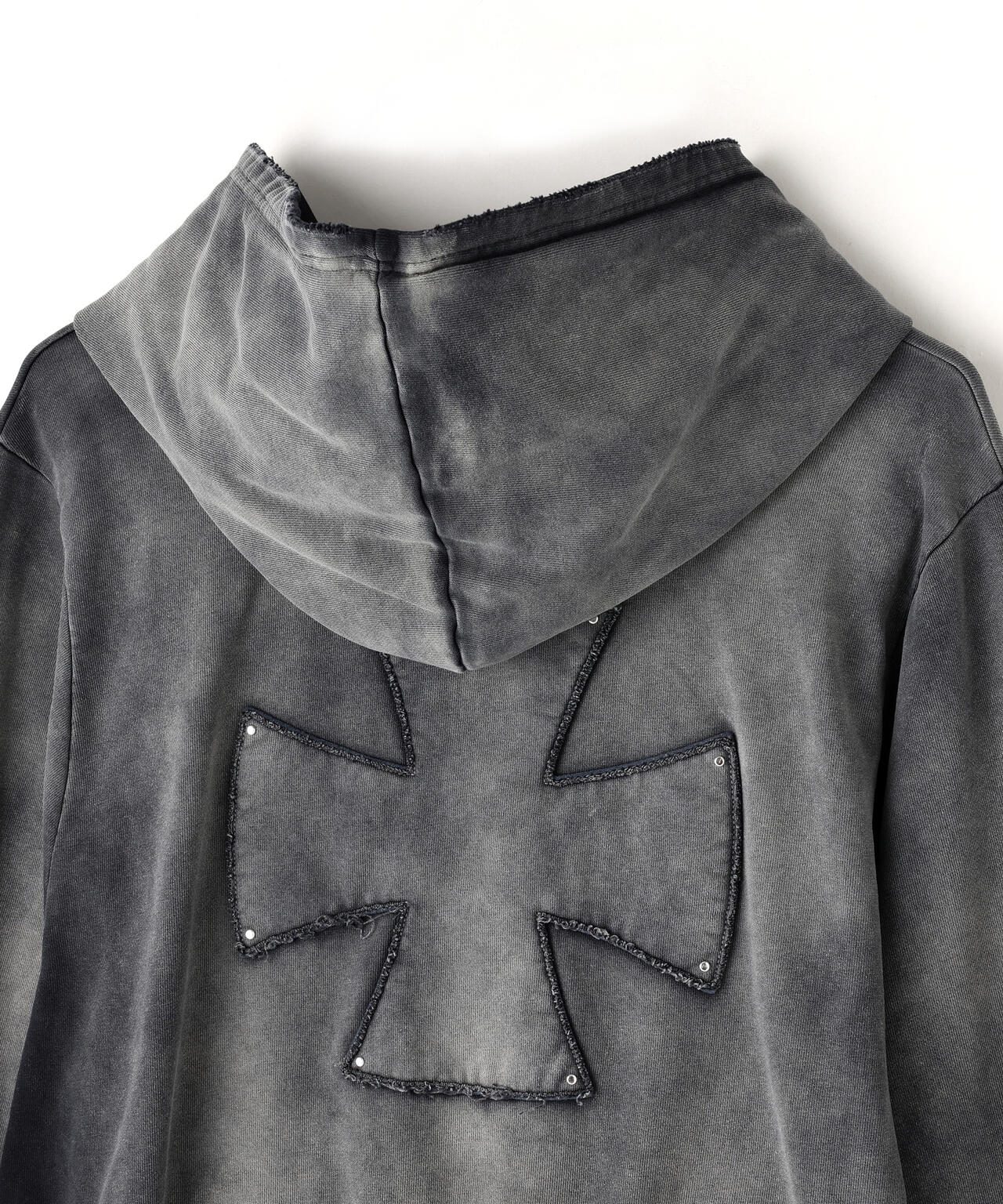 DankeSchon/ダンケシェーン/SPRAY PIGMENT SWEAT ZIP HOODIE