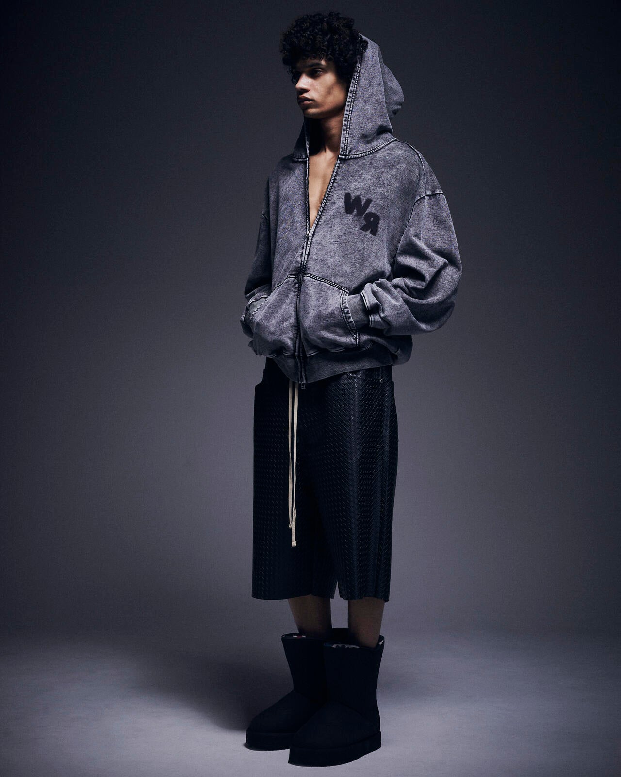 DankeSchon/ダンケシェーン/CHEMICAL SWEAT ZIP HOODIE