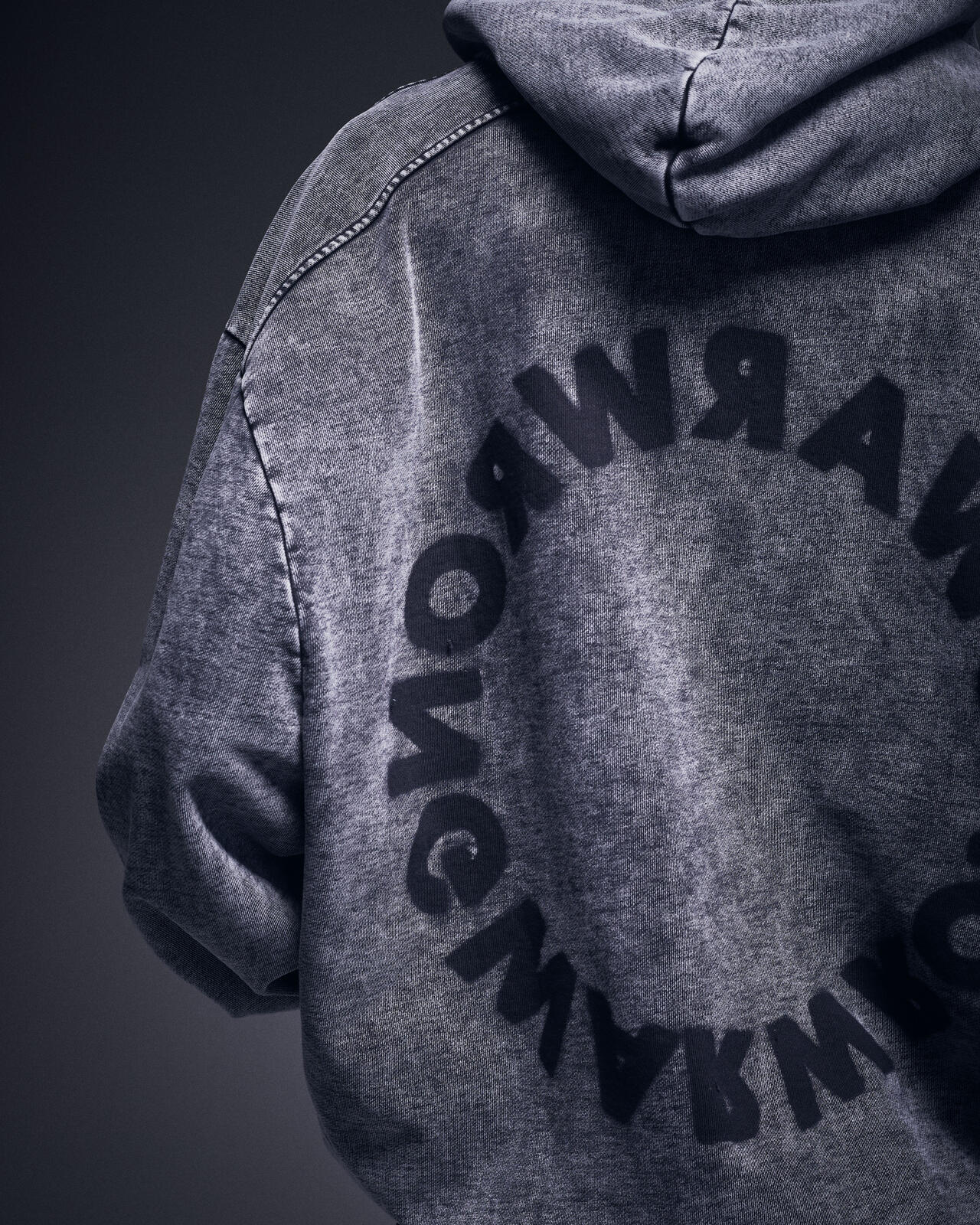 DankeSchon/ダンケシェーン/CHEMICAL SWEAT ZIP HOODIE
