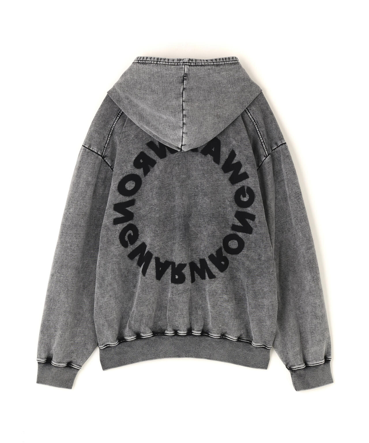 DankeSchon/ダンケシェーン/CHEMICAL SWEAT ZIP HOODIE