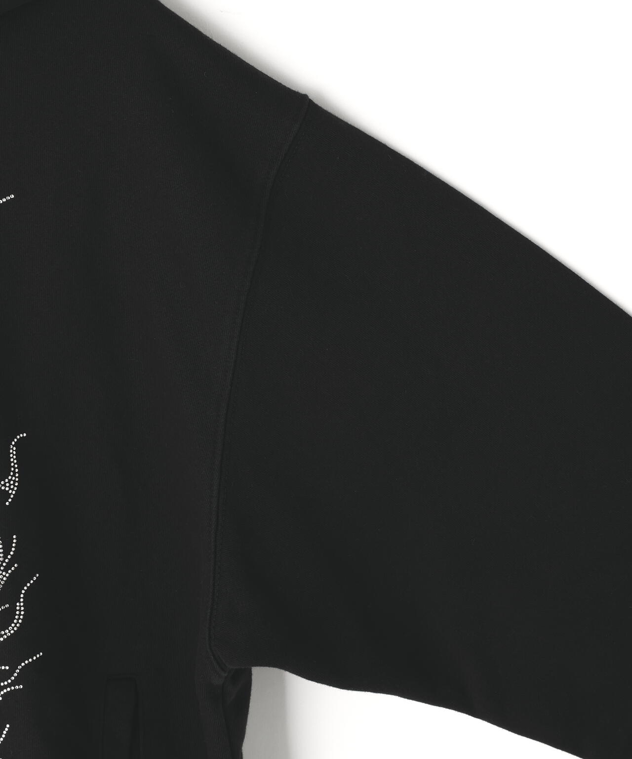 SUPPLIER/サプライヤー/FIRE SKELETON RHINESTONE HOODIE